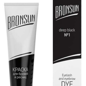 11 Hübriidvärv Bronsun ripsme- ja kulmuvärv nr.1 must 15 ml