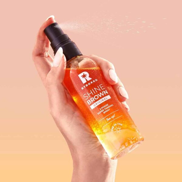 Shine Brown kahefaasiline päevitussprei 100 ml