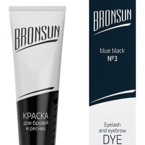 33_1_ Hübriidvärv Bronsun ripsme- ja kulmuvärv nr.3 sinimust 15 ml