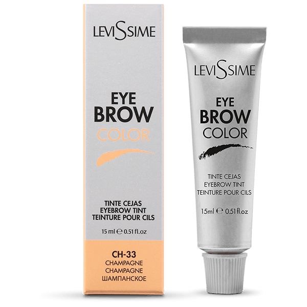 4606-eye-brow-color-champagne-15ml LeviSsime ripsme- ja kulmuvärv nr. CH-33 CHAMPANGE 15 ml