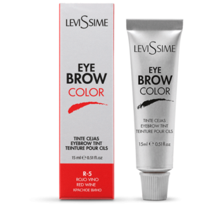 4608-eye-brow-color-rojo-vino-15ml LeviSsime ripsme- ja kulmuvärv nr. R-5 veinipunane 15 ml