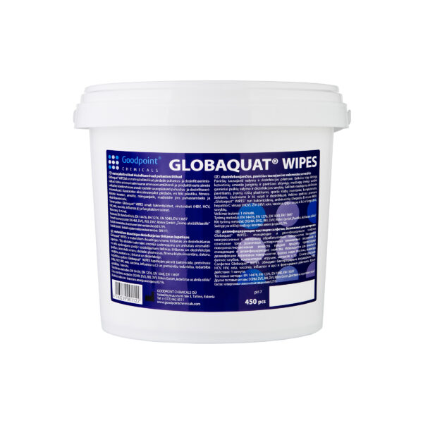 globaquat-wipes-450tk GLOBAQUAT WIPES desinfitseerivad materjalisõbralikud alkoholivabad puhastusrätikud 450 tk