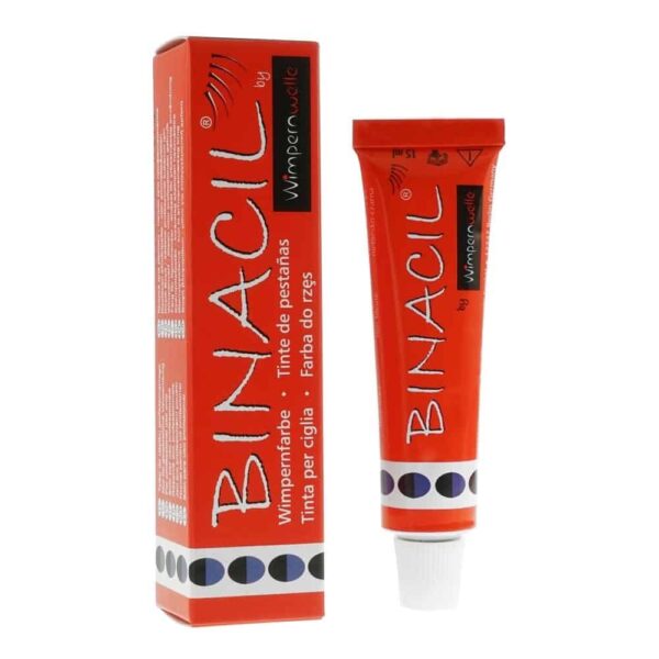 binacil-eyelash-eyebrow-tint-blue-black-1000 BINACIL ripsme- ja kulmuvärv Light Black 15 ml