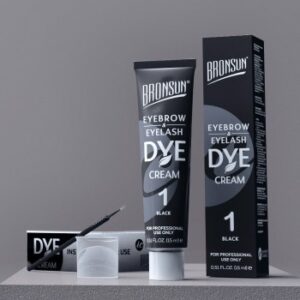 Kreemvärv ripsmetele ja kulmudele Bronsun nr.1 must 15 ml