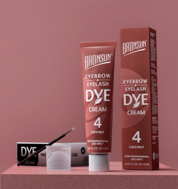 Kreemvärv ripsmetele ja kulmudele Bronsun nr.4 kastan 15 ml