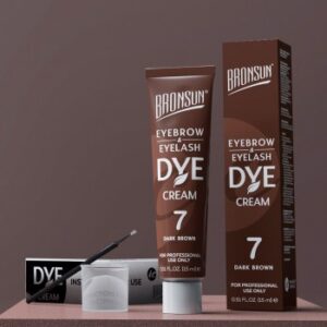 Kreemvärv ripsmetele ja kulmudele Bronsun nr.7 tumepruun 15 ml