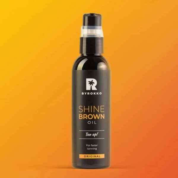 byrokko-byrokko-shine-brown-premium-tanning-oil Shine Brown Oil päevituse kiirendaja 150 ml